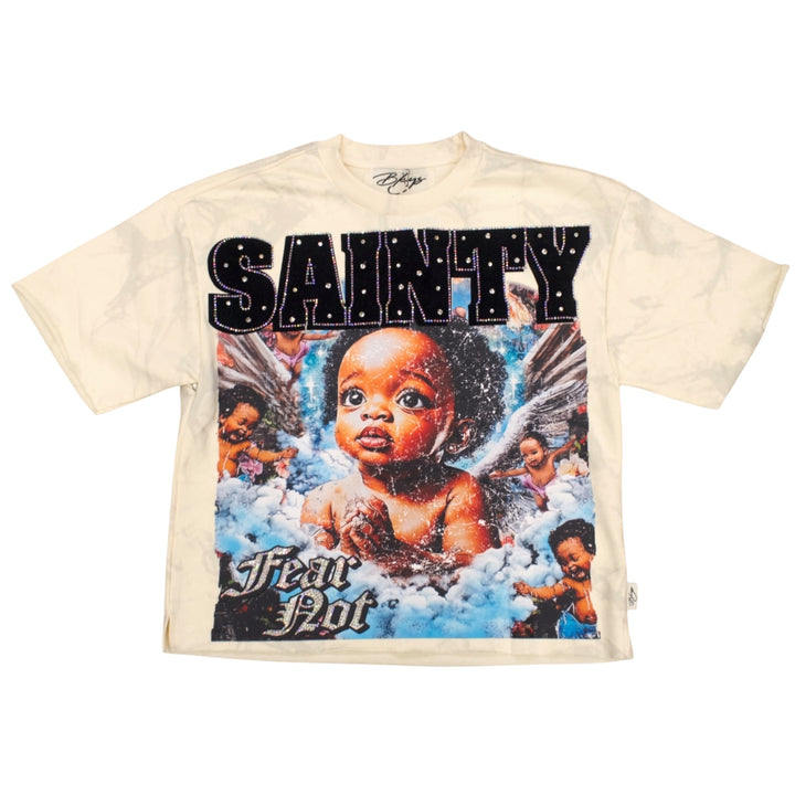 BKYS  Sainty Cropped Shirt Off White