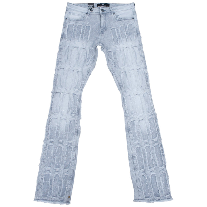 Focus Multi Layer Stone Denim Light Grey
