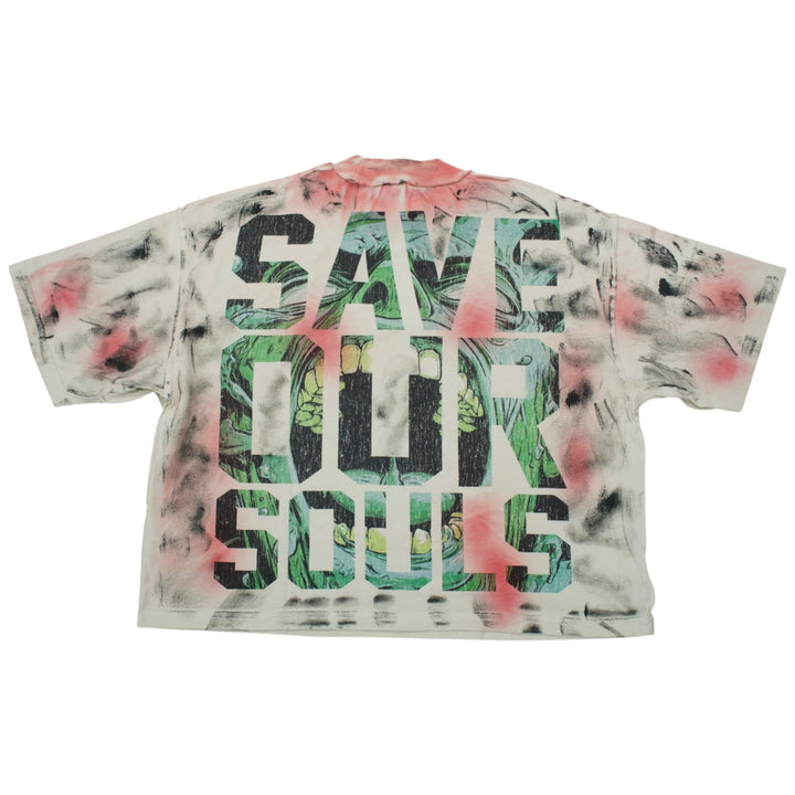 Rare Peace RT5054 Crop Shirt Ecru