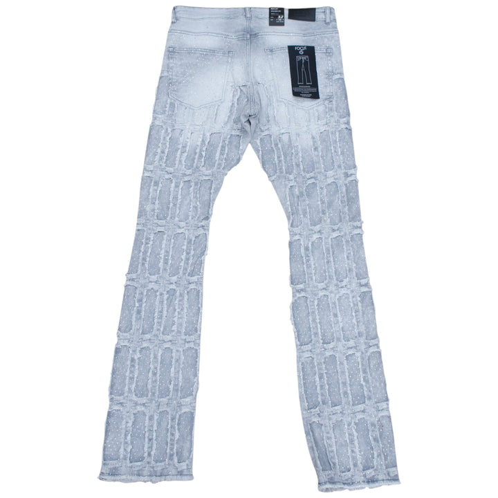 Focus Multi Layer Stone Denim Light Grey