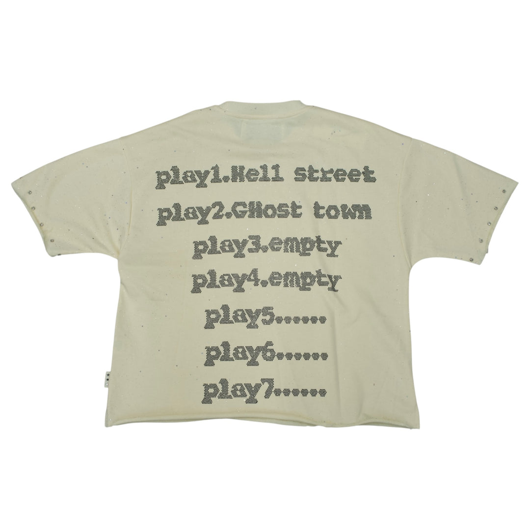 BKYS Pray To Win Cropped Shirt Off White