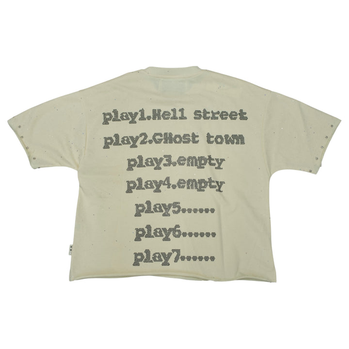 BKYS Pray To Win Cropped Shirt Off White