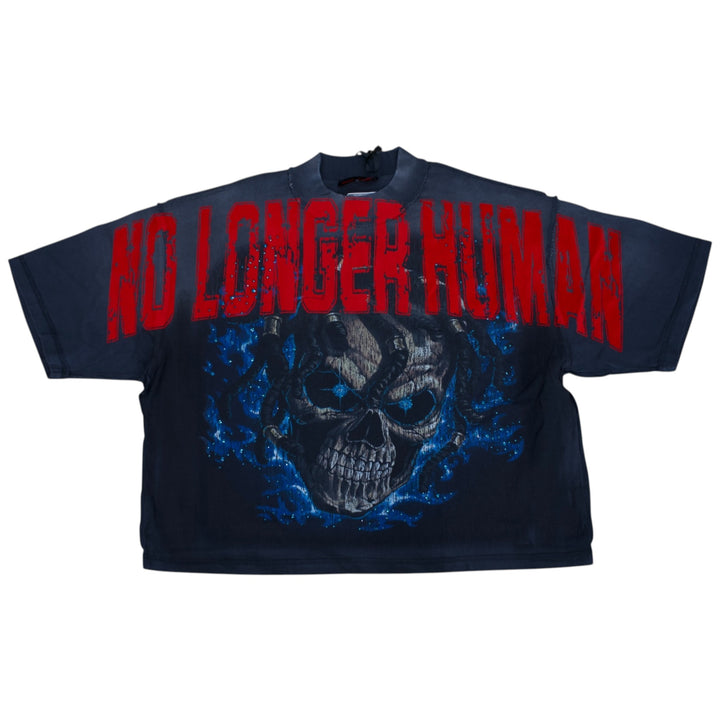 Rare Peace RT5056 Crop Shirt Dark Grey