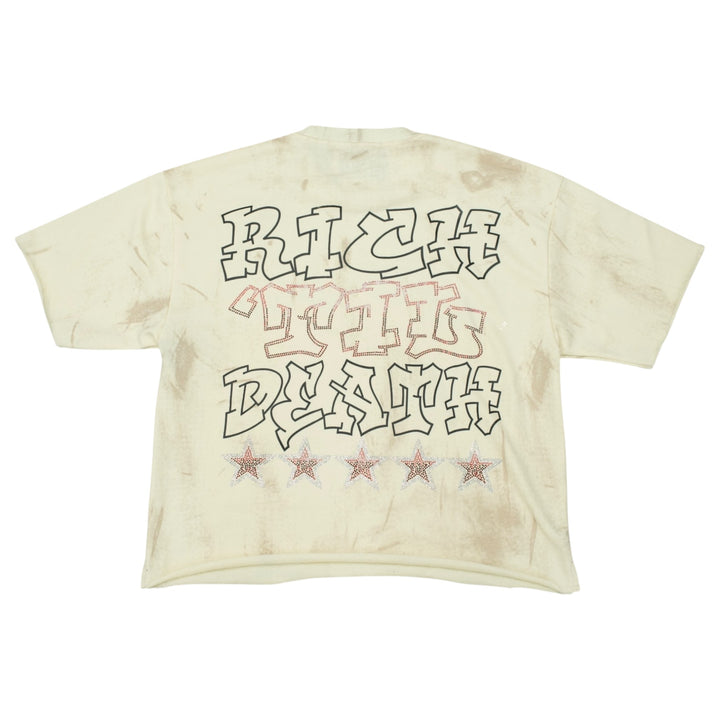 BKYS  Wanted Cropped Shirt Off White