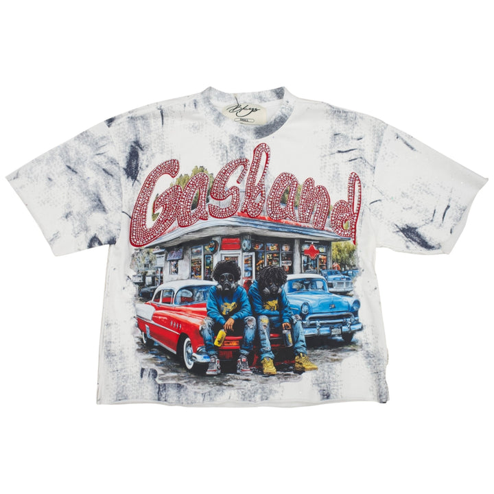 BKYS Gasland Cropped Shirt White