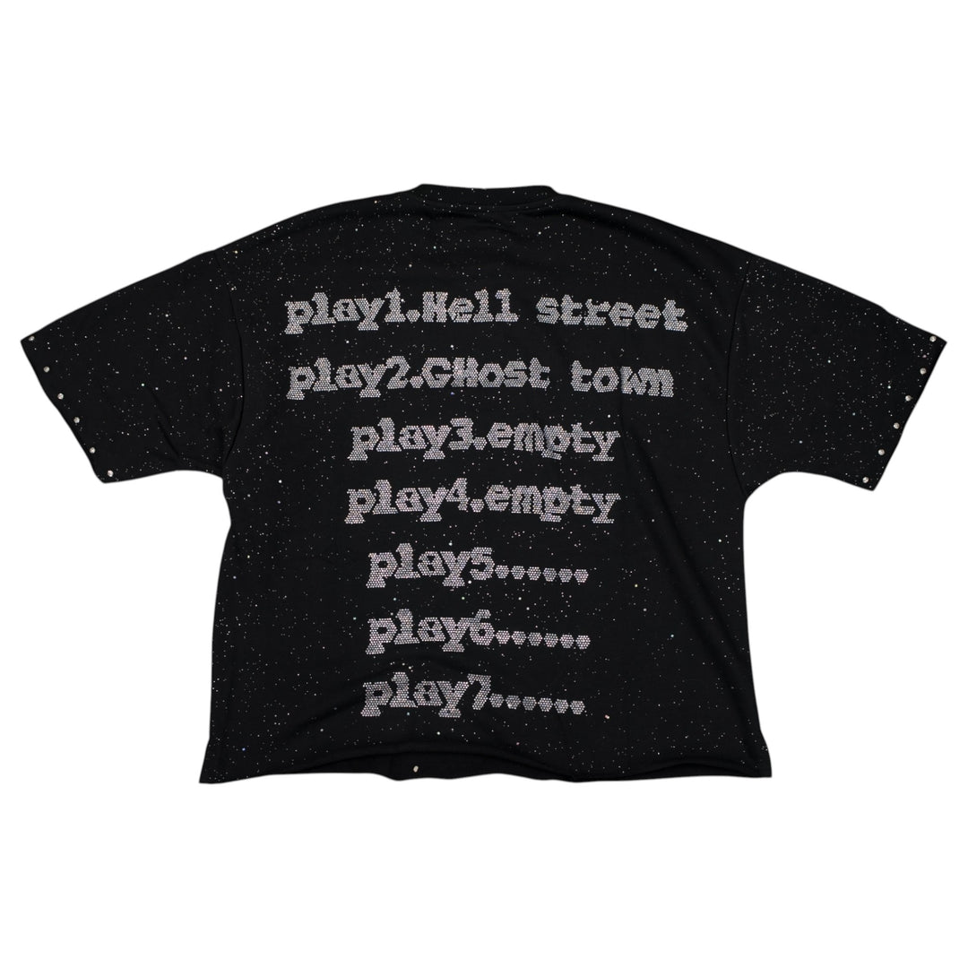 BKYS  Pray To Win Cropped Shirt Black