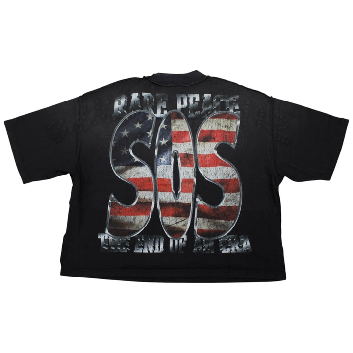 Rare Peace RT5050 End Of Era Crop Shirt Black