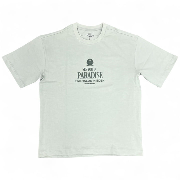 See You In Paradise Crop Tee Light Sage