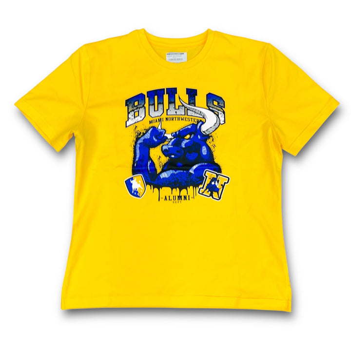 District Of Dade Ladies Bulls Pride Tee Yellow