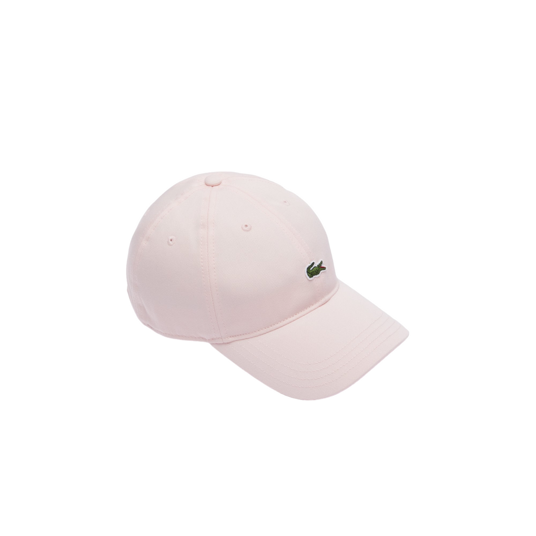 Lacoste Unisex Organic Cotton Twill Cap Light Pink