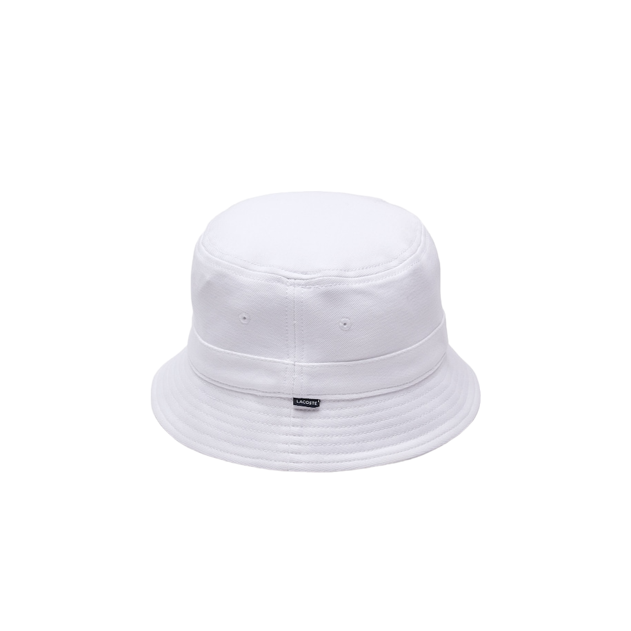 Lacoste Unisex Organic Cotton Bucket Hat White