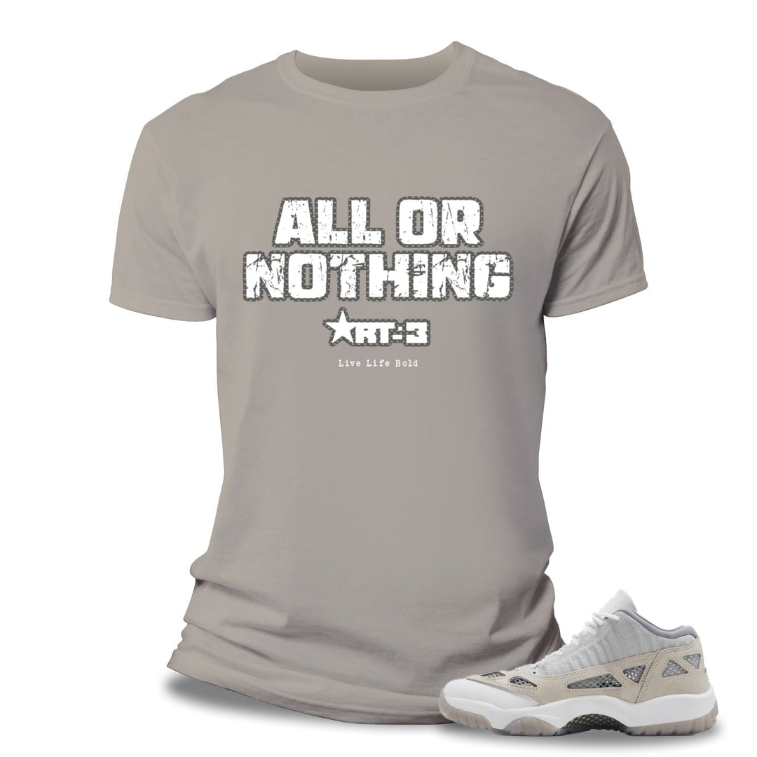 Risq Takers All or Nothing  Tee Gray