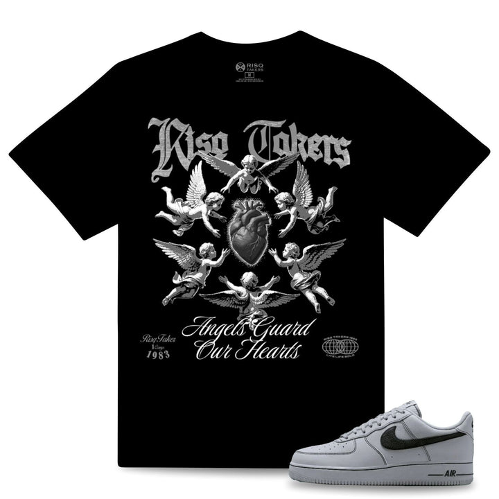 Risq Takers Angels Guard Our Heart Tee Combo
