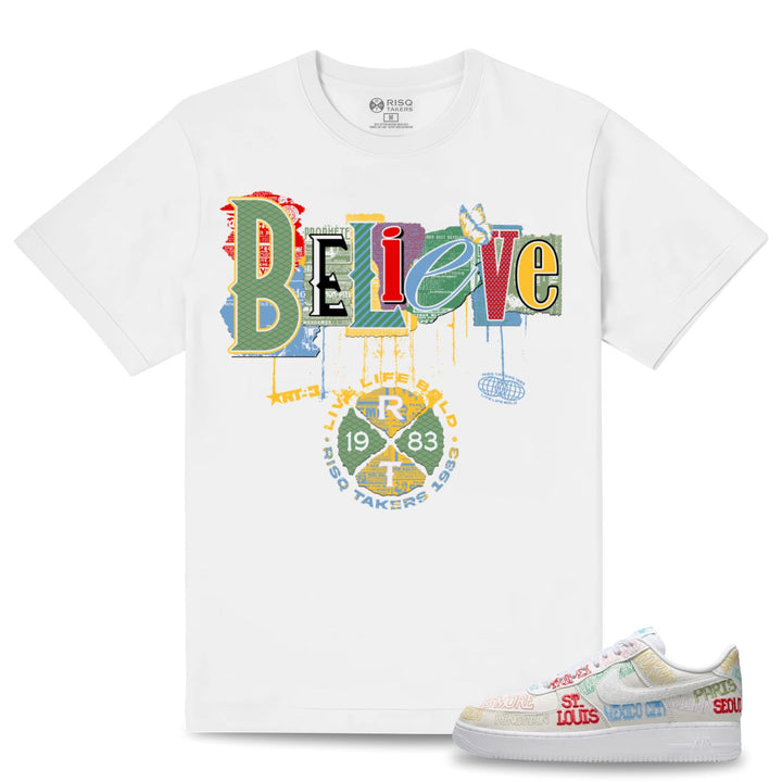 Risq Takers Believe Tee Multi Combo