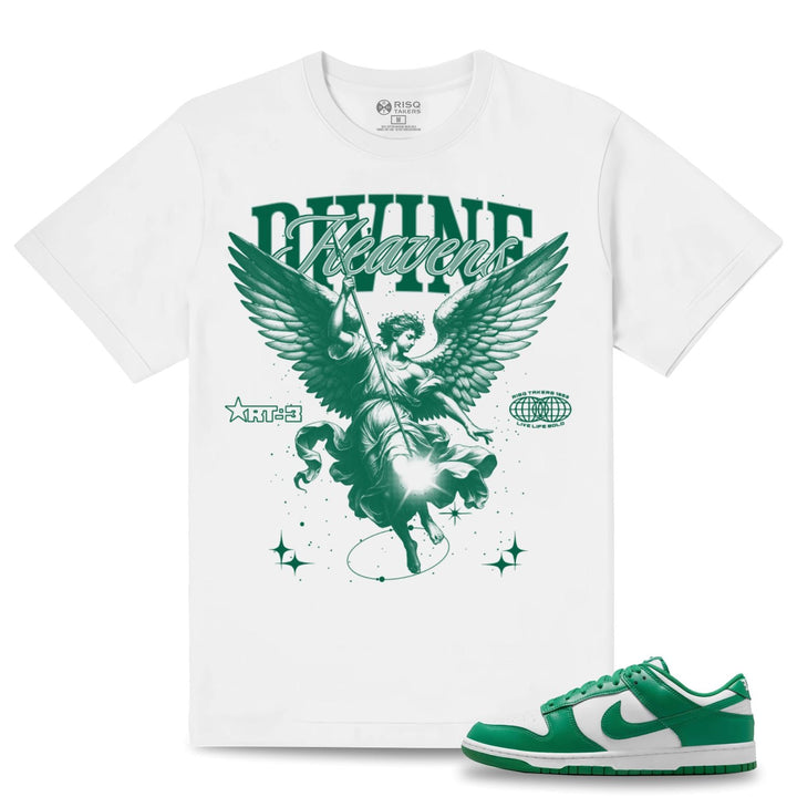Risq Takers Divine Heavens Tee Grn/Wht     Combo