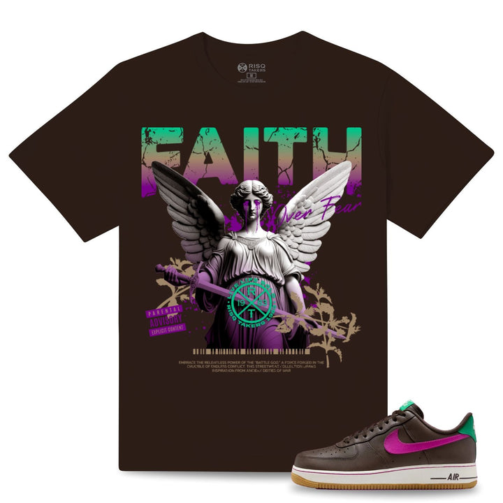 Risq Takers Faith Tee Brown Combo