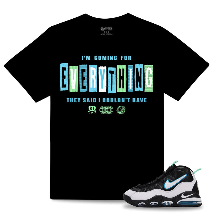 Risq Takers Coming for Everything Tshirt Blk/Blue/Grn  Combo