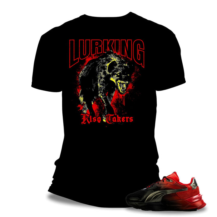 Risq Takers Lurking Tee Black/Red Combo