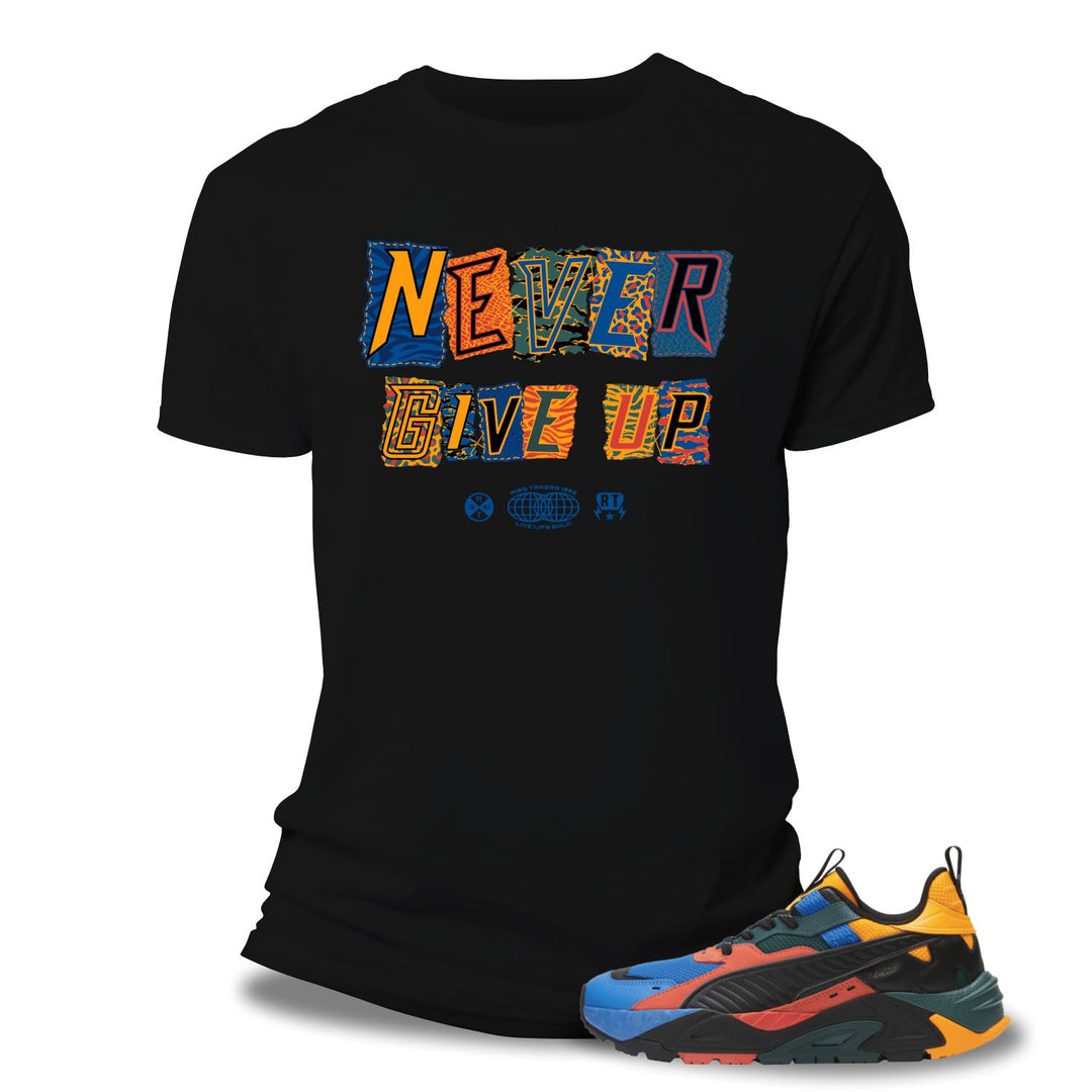 Risq Takers Never Give Up T-Shirt