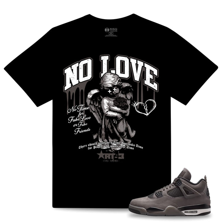 Risq Takers No love Tshirt Blk/Grey  Combo