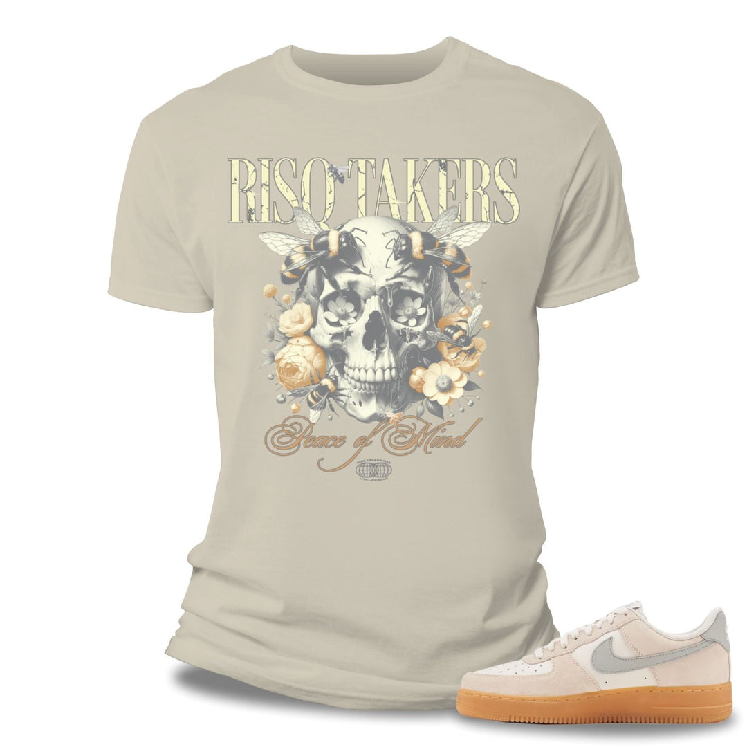 Risq Takers Peace Of Mind tee Nat, Smoke Rise Utility Nylon Pants And Puma Park Lifestyle Sk8 SD Beige Brown  Outfit combo