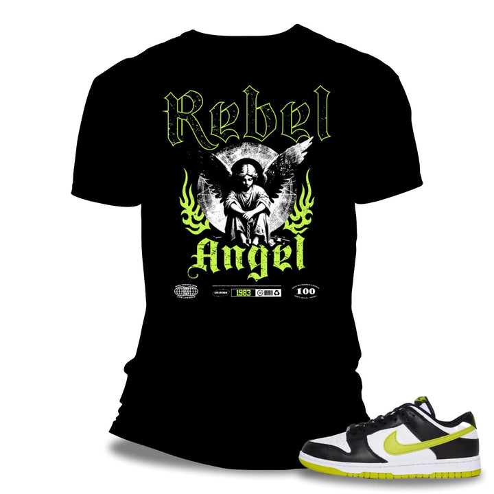 Risq Takers Rebel Angel Tee Black / Green Combo