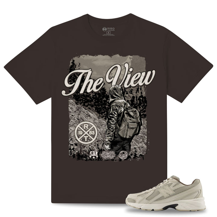 Risq Takers The View Tee Brown Cream Combo