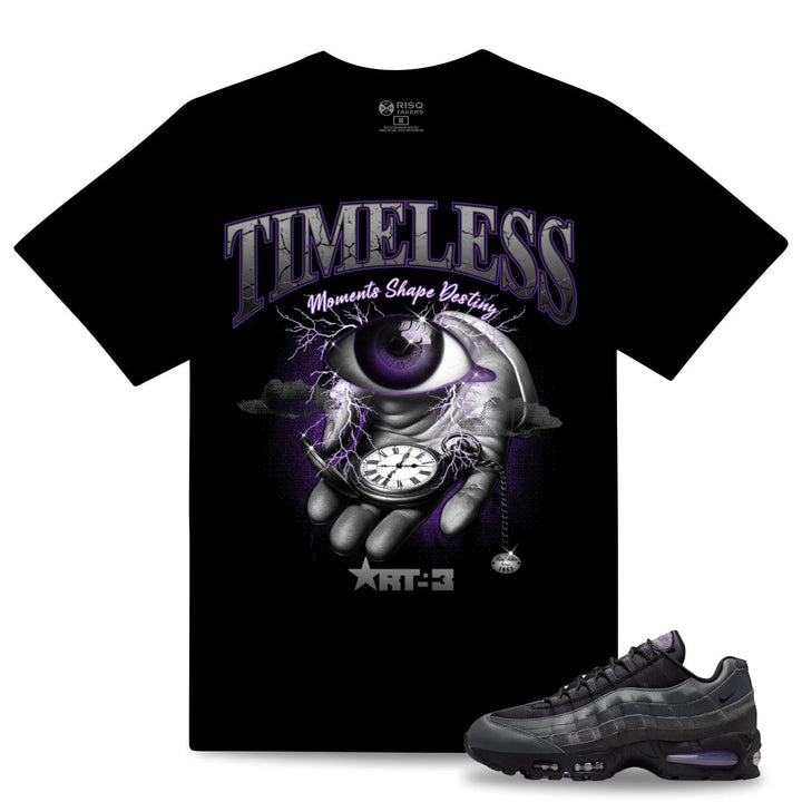 Risq Takers Timeless Tee Black /Prpl  Combo