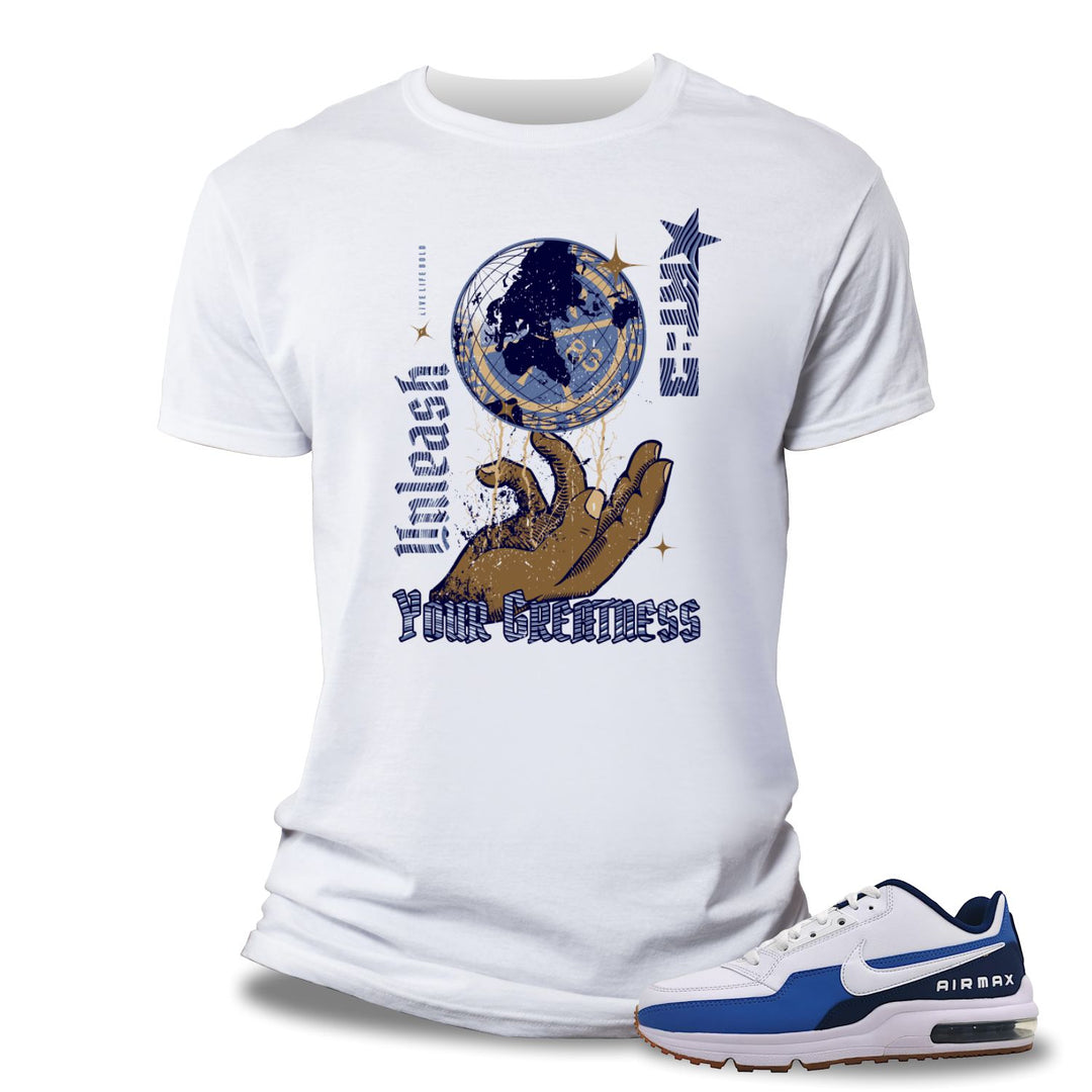 Risq Takers Unleash Greatness Tee White / Blue
