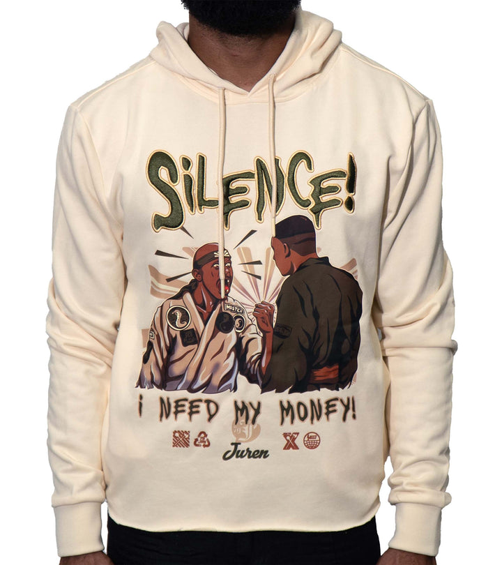 Silence Natural Crop Hoodie