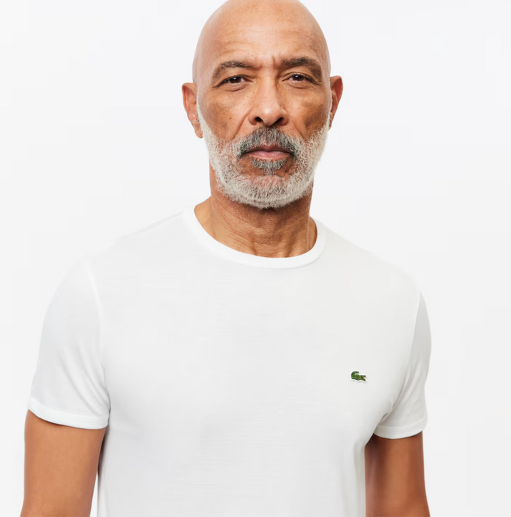 Lacoste Crew Neck Pima Cotton Jersey T-shirt White