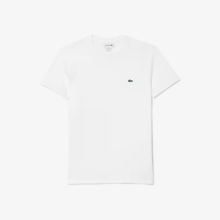 Lacoste Crew Neck Pima Cotton Jersey T-shirt White