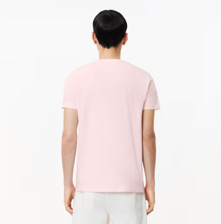 Lacoste Crew Neck Pima Cotton Jersey T-shirt Light Pink