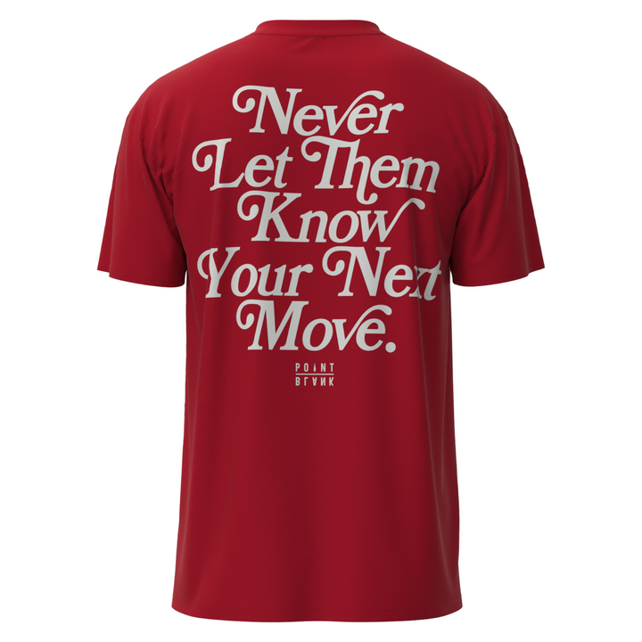 Point Blank Never Let Them Know T-Shirt - Red