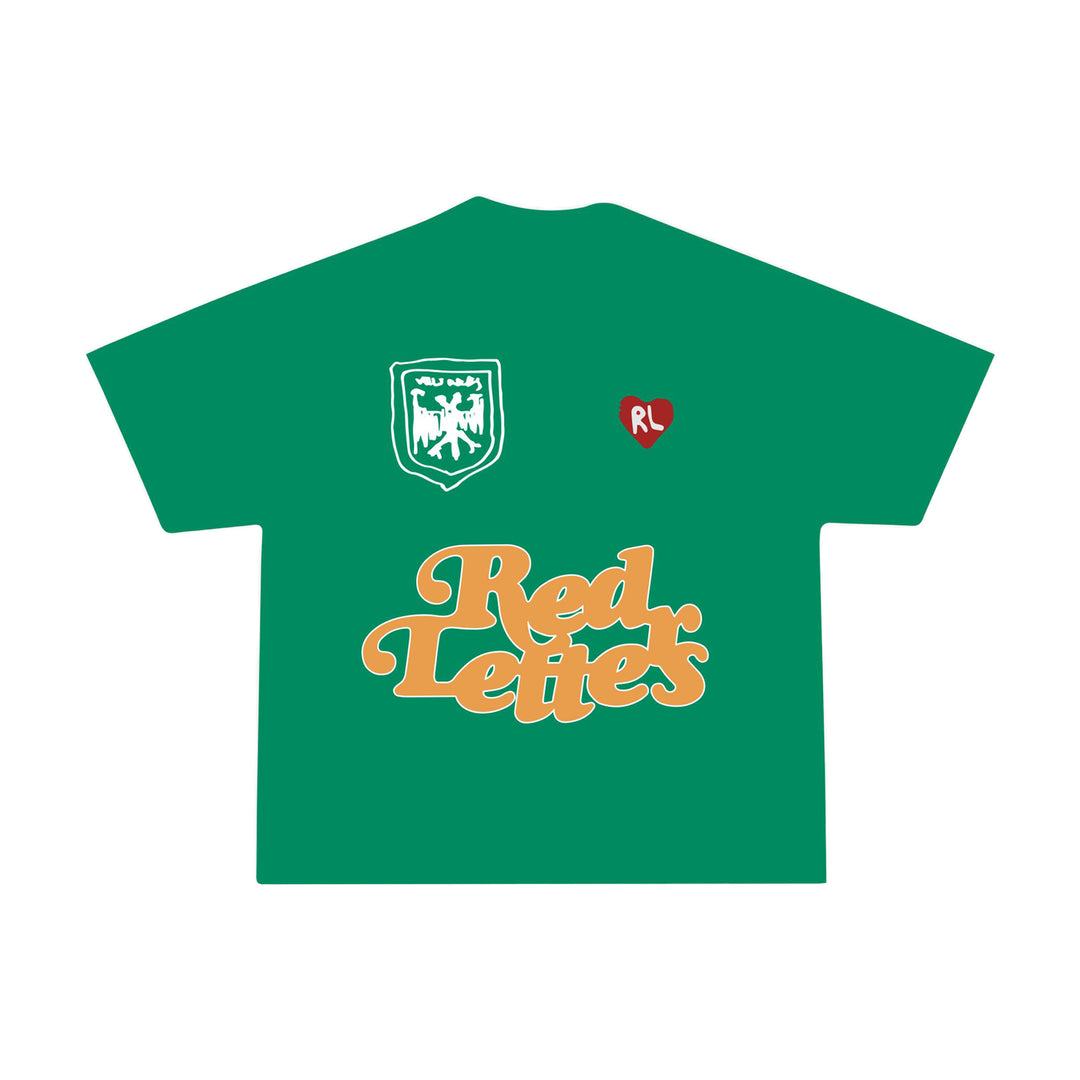 Red Letter RL FC Tee Kelly Green