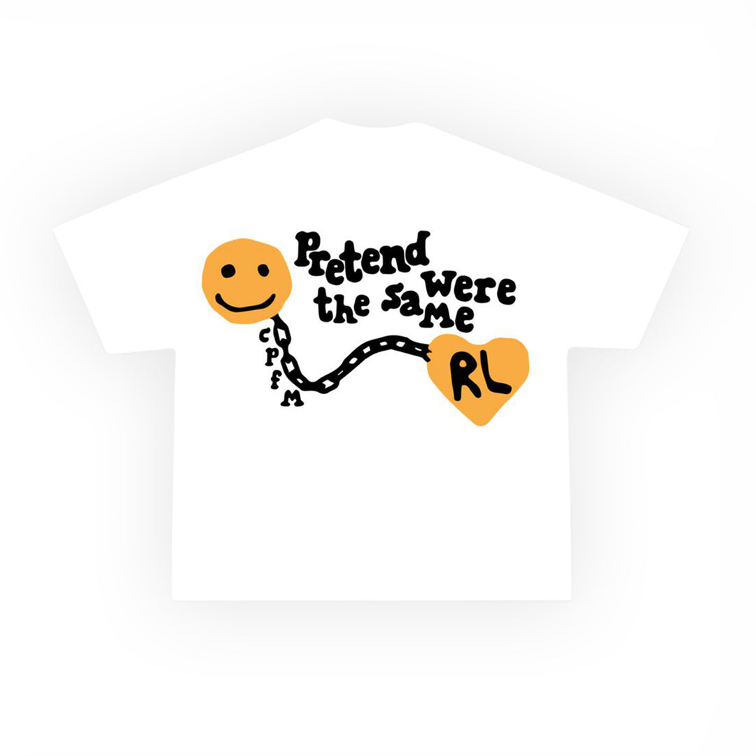 Red Letter Pretend Tee White