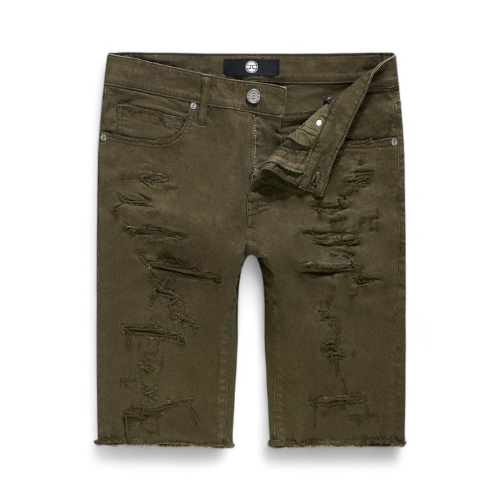 Jordan Craig Shorts w/ Shreds Olive