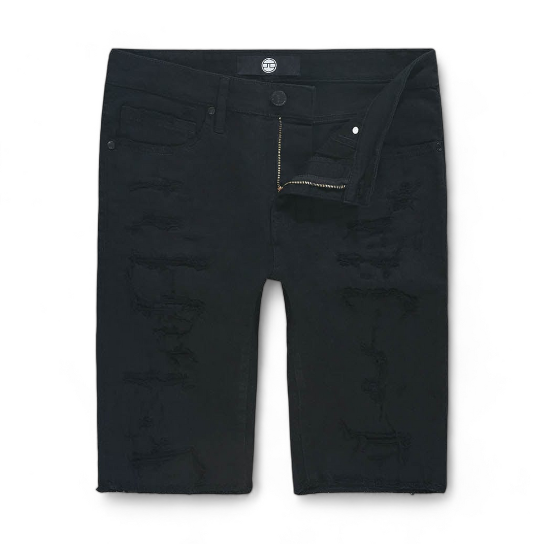 Jordan Craig Shorts w/ Shreds Black