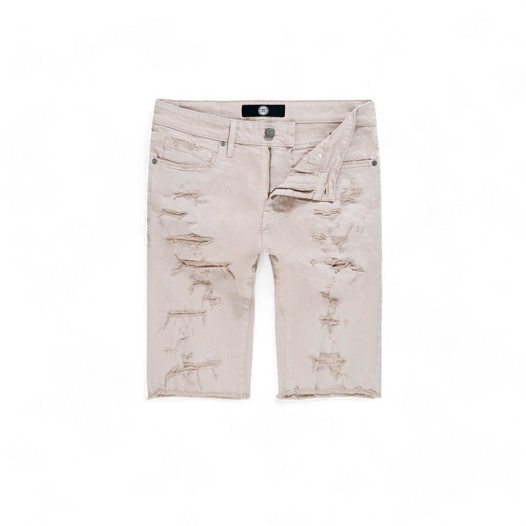 Jordan Craig Shorts With Shreds Latte