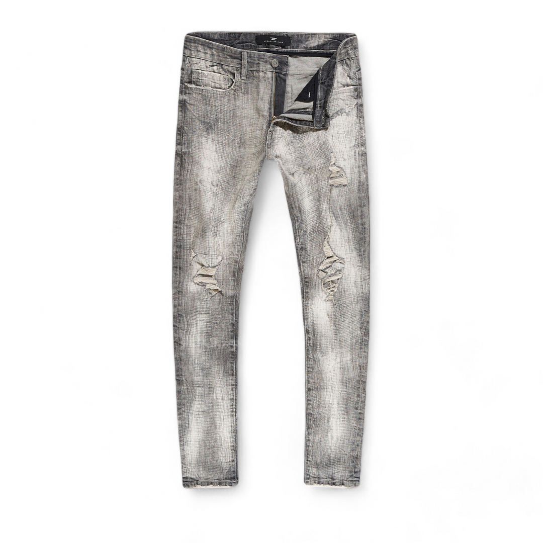 Jordan Craig Sprayed On Mesh Jeans Arctic Grey