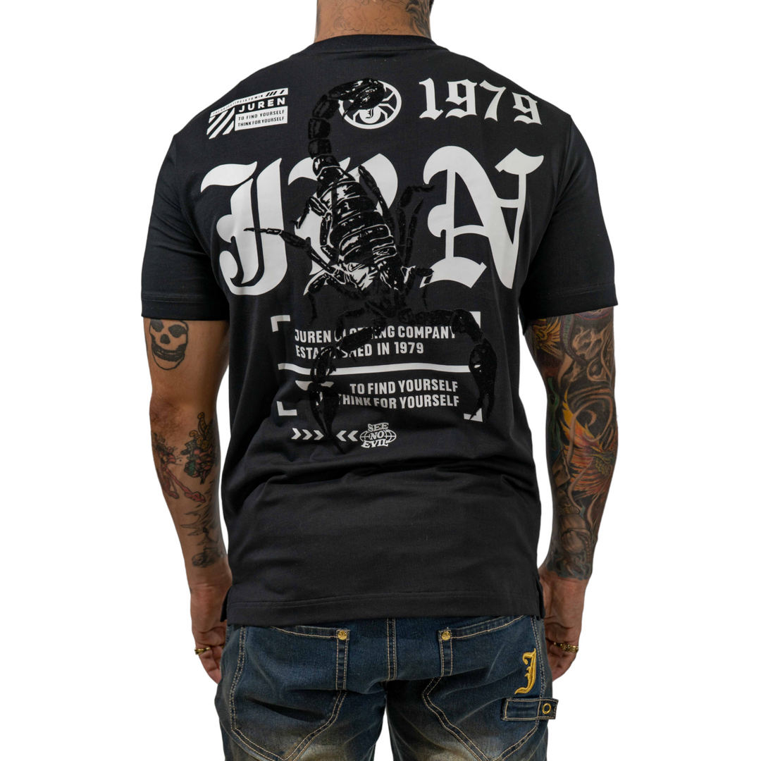 Juren Scorpion T-Shirt Black Big & Tall