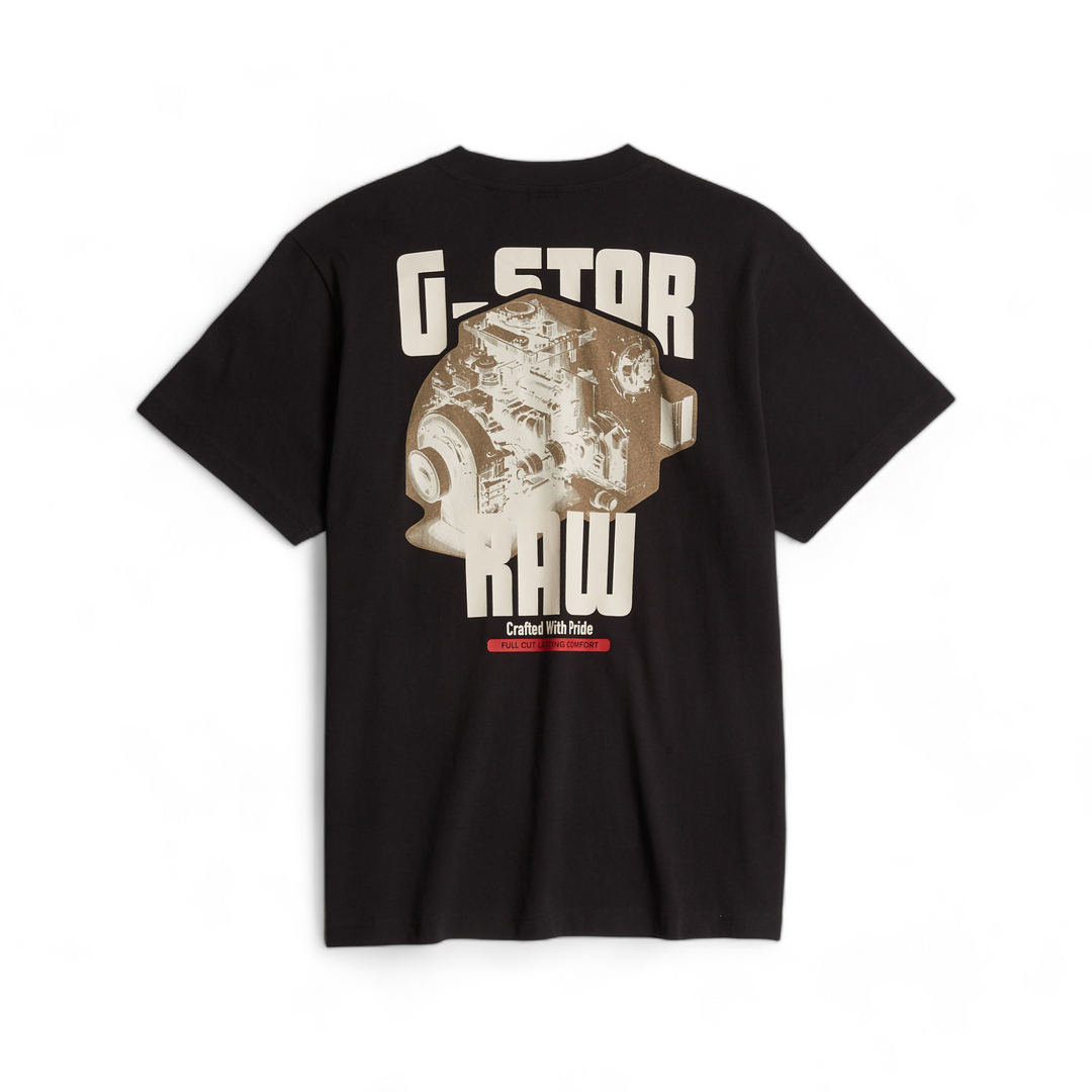 G-Star Engine Back Tee Black