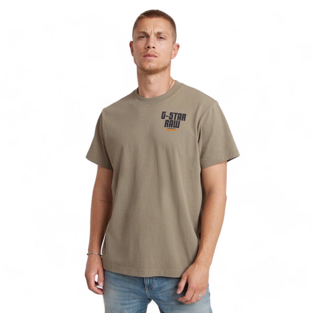 G-Star Engine Back Tee Shamrock Olive