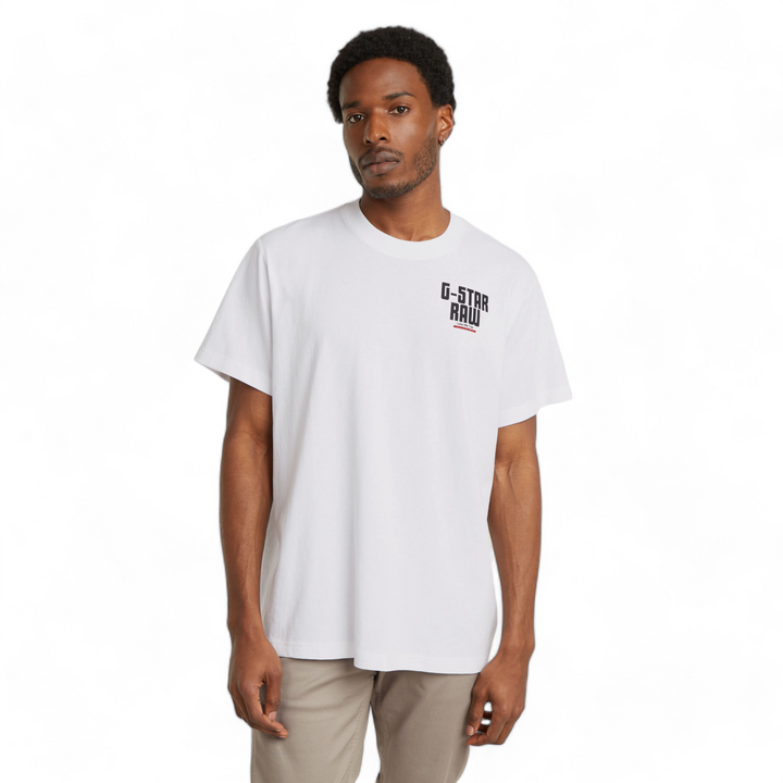 G-Star Engine Back Tee White