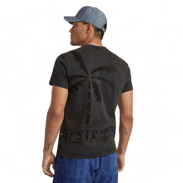 G-Star Musa Stencil Tee Black