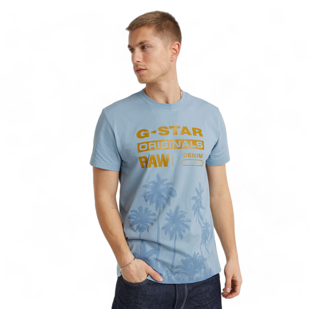 G-Star Palm Originals Tee Faze Blue