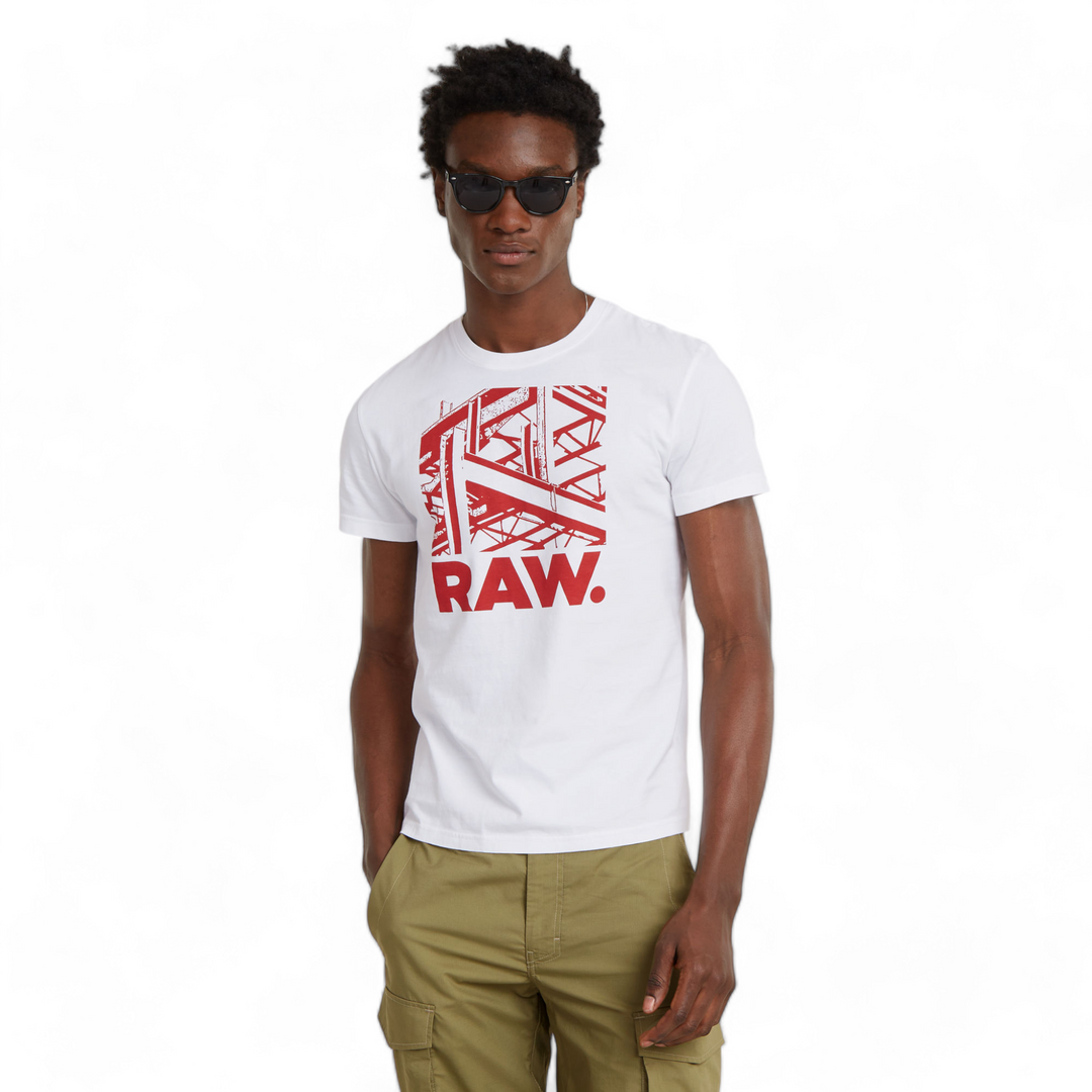 G-Star RAW. Constraction Tee White