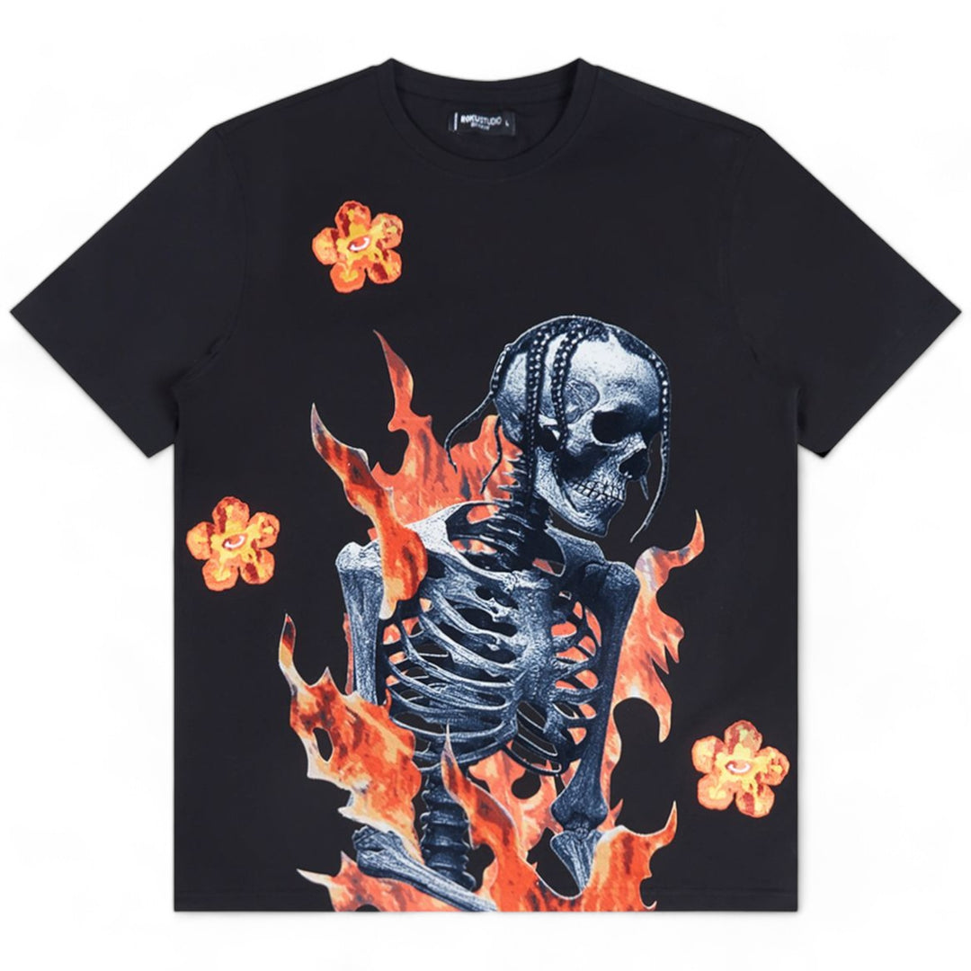 Roku Flame Of Flame Tee Black