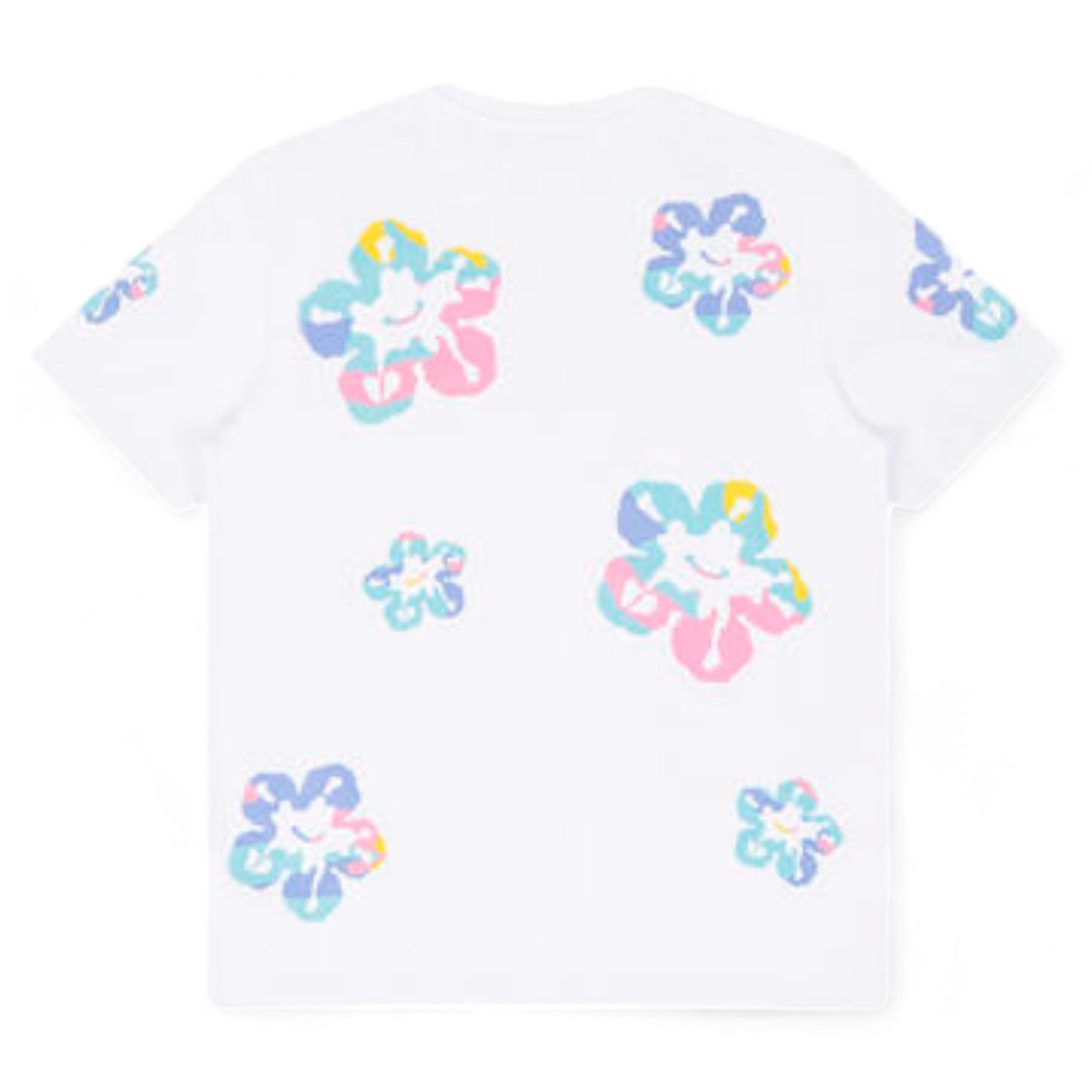 Roku Pastel Tear Drip Tee White