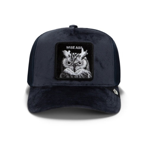 Goorin Bros. Velour Wise Ass Edge Navy